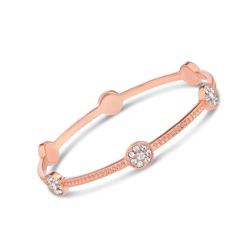 Triplet Bangle Rose-gold-finished